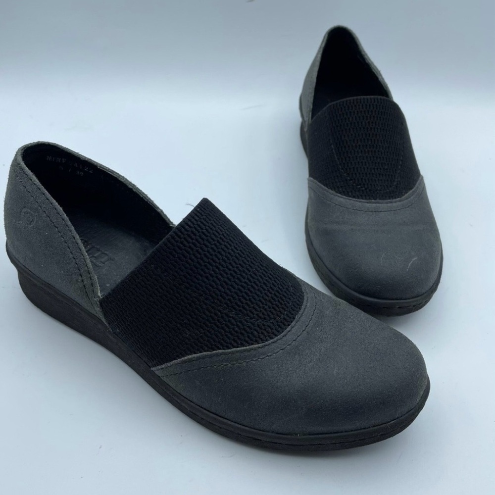 Born Tinetto women’s  Slip-On Charcoal Gray shoes size 8
